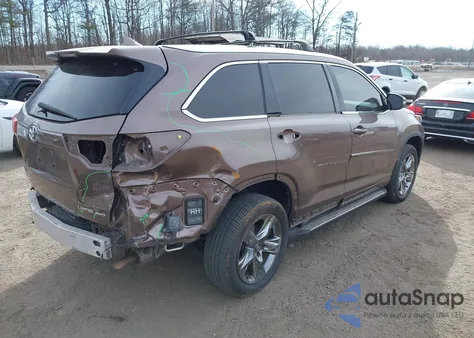 2018 Toyota Highlander Limited Platinum z USA, uszkodzony, nr VIN 5TDDZRFH5JS880216